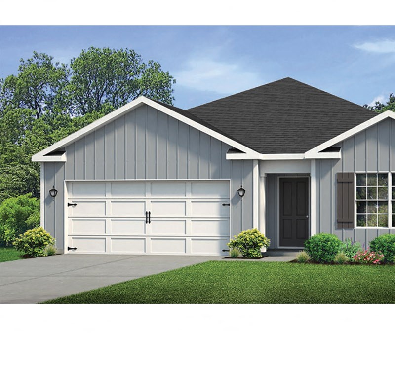 PLAN 1787, 4 Bed 2 Bath Floor Plan PLAN 1787, 4 Bed 2 Bath Floor Plan at Emerald Lakes South, Mississippi